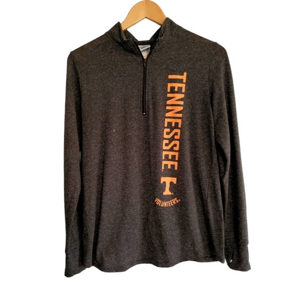 University of Tennessee Volunteers Gray and Orange 1/4 Zip Size Large - Picture 1 of 5
